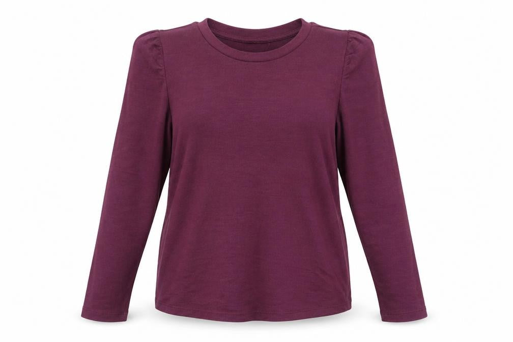Front view of F&F women’s purple jumper, size UK 16