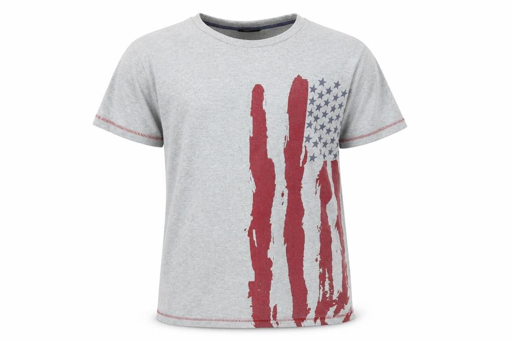 Front view of BEXT boys’ grey basic t-shirt, size 11, years