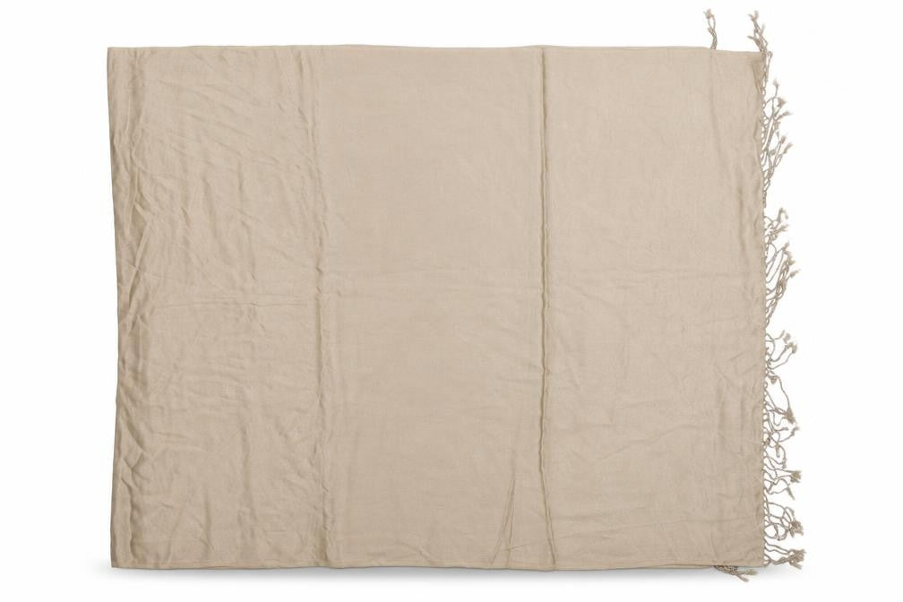 Front view of Preworn women’s gold shawl/wrap