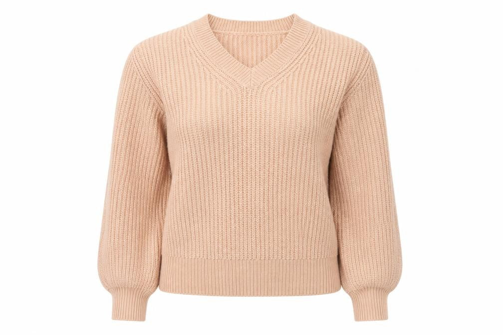 Front view of Primark women’s pink jumper, size L