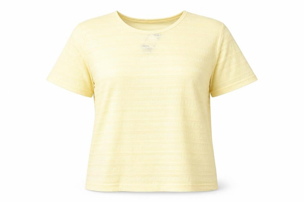 Front view of Icecube women’s yellow jumper, size XL
