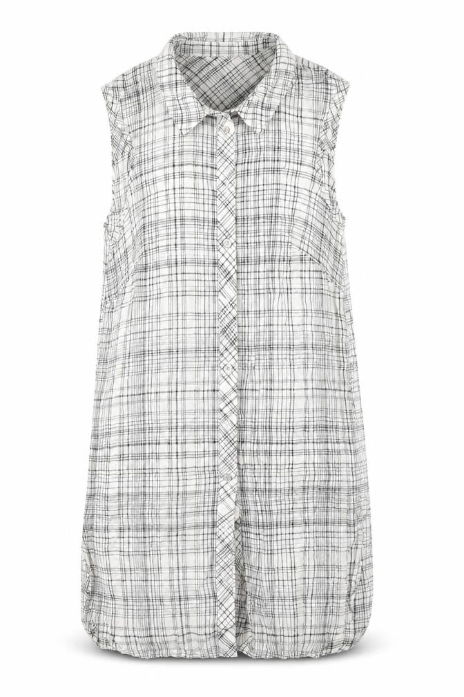 Front view of F&F women’s multicoloured camouflage basic button-up, size UK 6