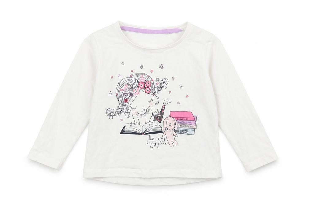 Front view of Natalan Baby White Basic T-Shirt, size 12-18, Months