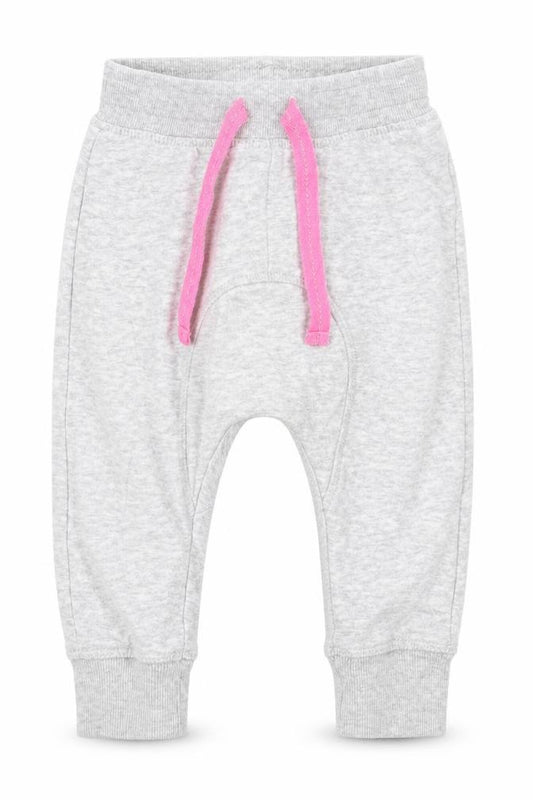 Front view of H&M girls’ grey sweatpants, size 12, months