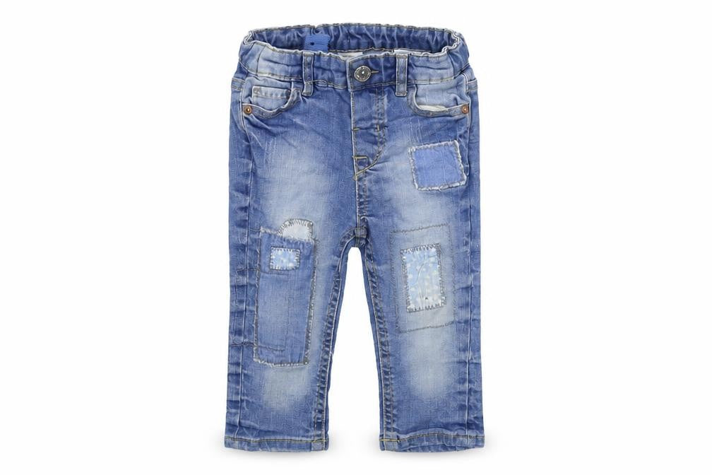 H&M Baby Blue  Denim Cargo Jeans Size 6-9 Months