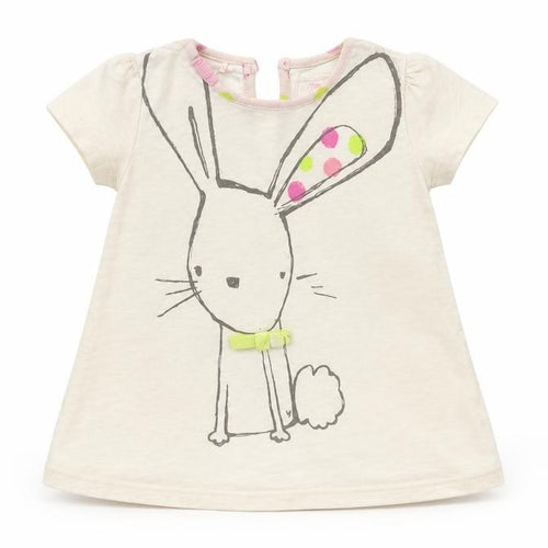 NEXT Baby Beige   T-Shirt Dress  Size 6-9 Months