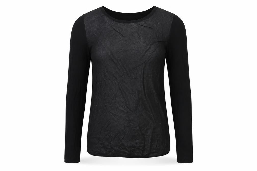 Front view of Smart Set women’s black knit jumper, size S