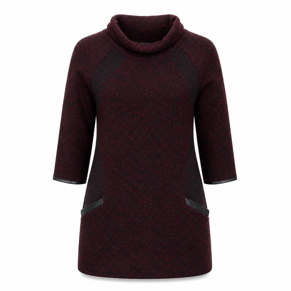Luca Vanucci Womens Brown  Knit Jumper Dress  Size M