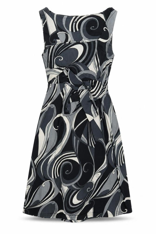 Front view of Atmosphere women’s multicoloured fit & flare, size UK 8