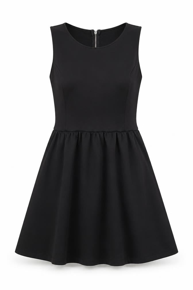Front view of Divided women’s black fit & flare, size M