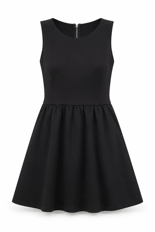 Front view of Divided women’s black fit & flare, size M