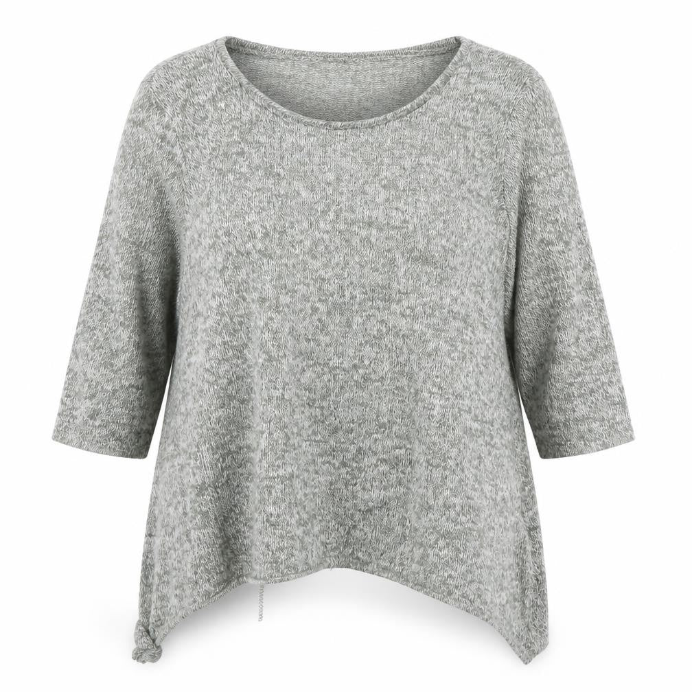 Front view of New Look women’s green basic blouse, size UK 12