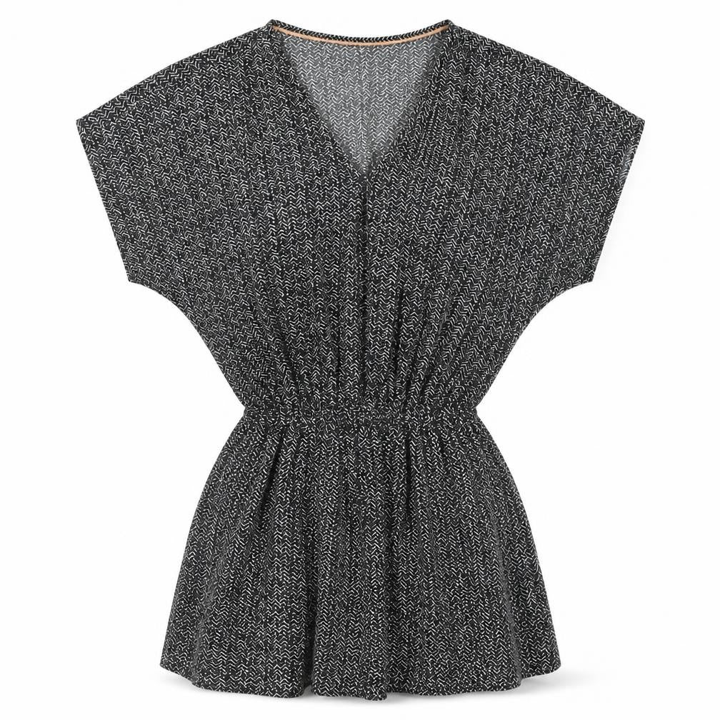 Front view of Protest women’s black t-shirt dress, size S