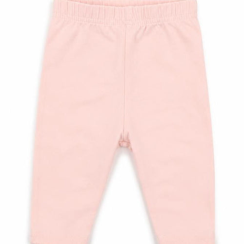 George Girls Pink   Jogger Leggings Size 3-6 Months