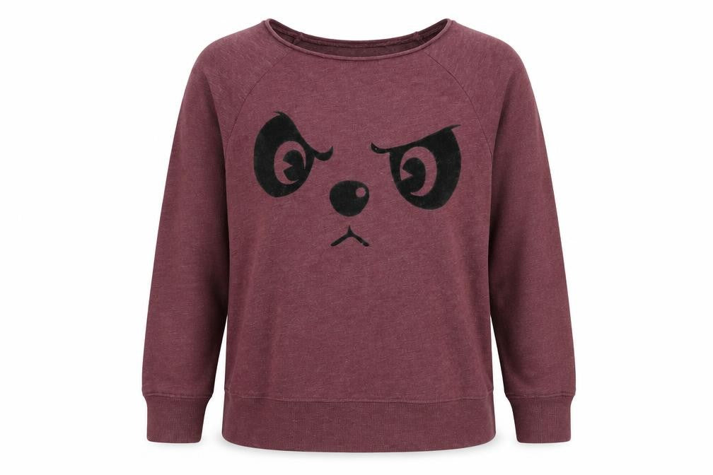 Front view of New Look women’s red jumper, size UK 8