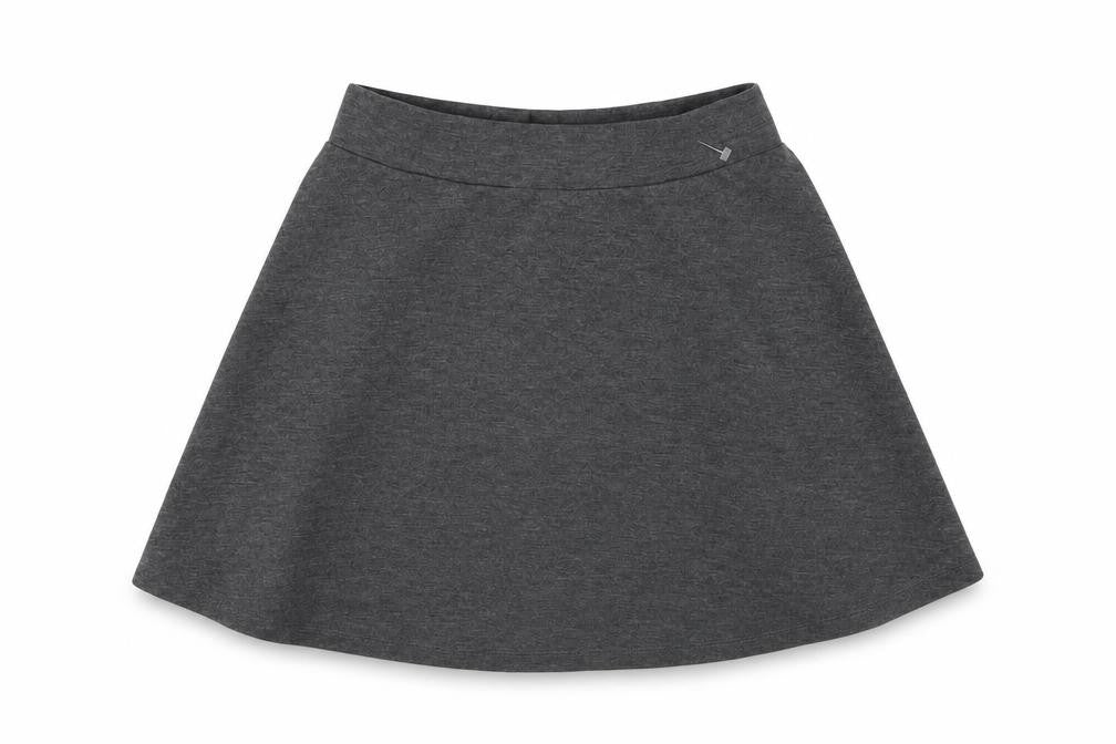 Front view of Next girls’ grey a-line skirt, size 9, years