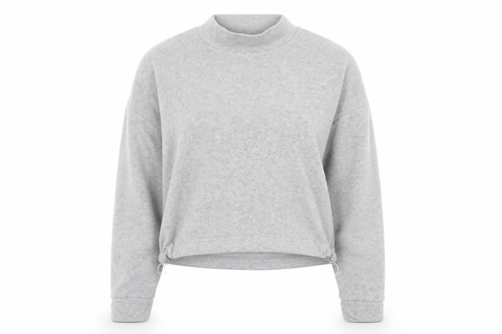 Front view of Primark women’s grey jumper, size M