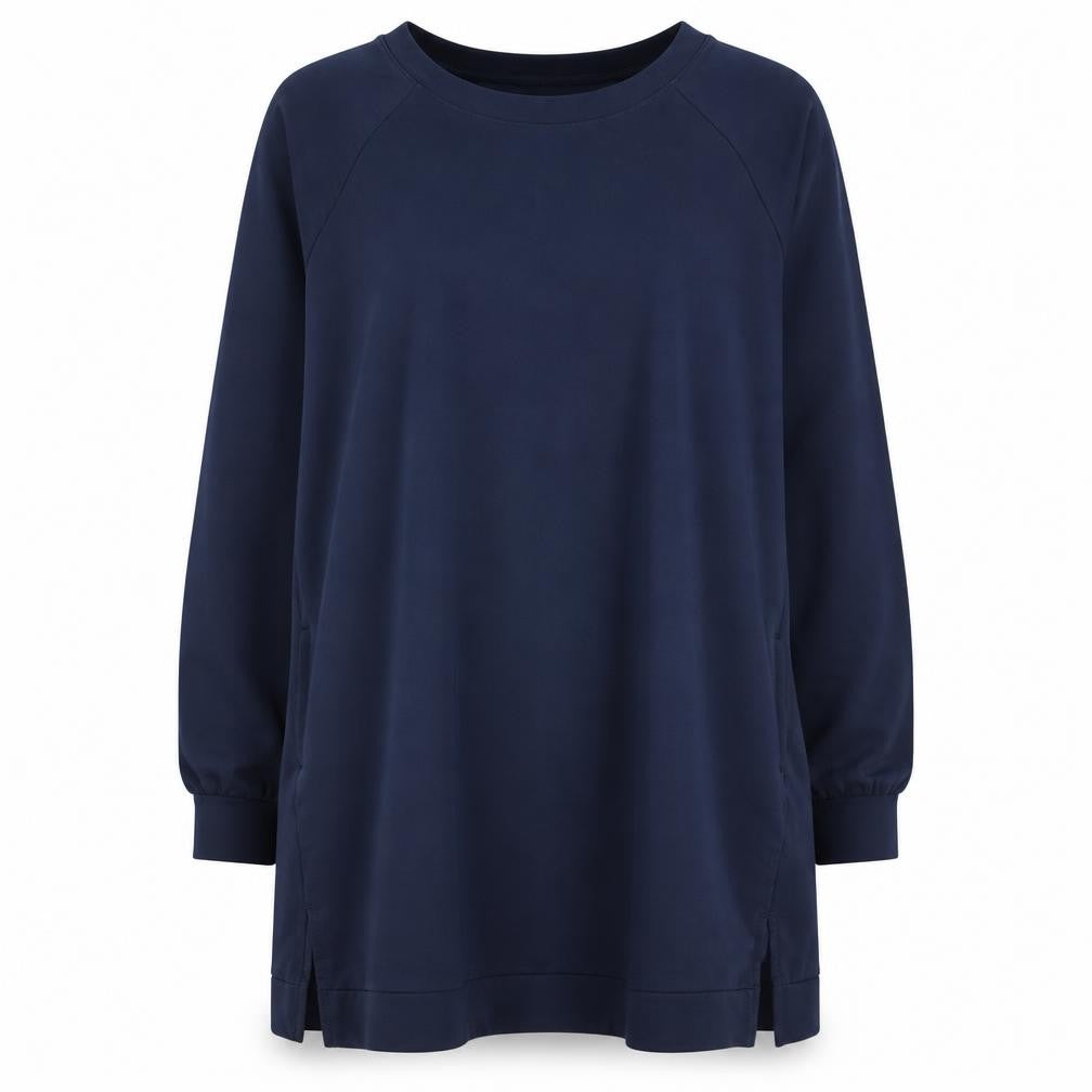 Tillets Womens Blue   Tunic Sweatshirt Size M