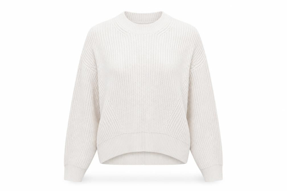 Front view of New Look women’s ivory jumper, size S