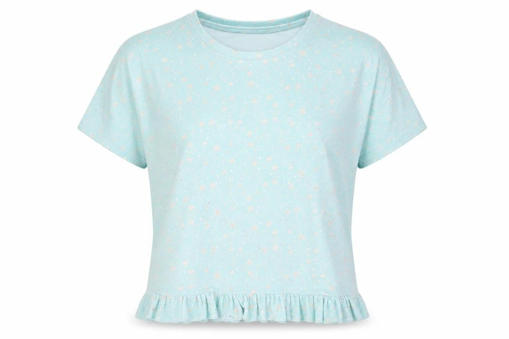 F&F Womens Blue   Pullover Jumper Size 12  - loungewear, shiny stars