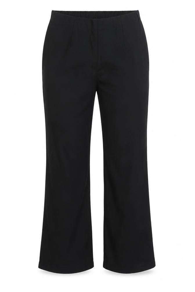 Select Womens Black   Dress Pants Trousers Size 12 L22 in - CROPPED