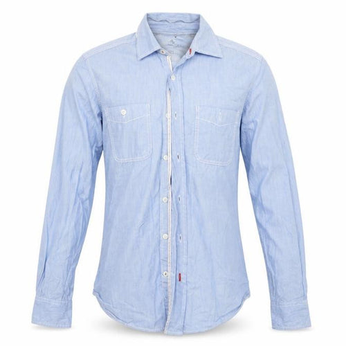 EASY 1973 Mens Blue    Dress Shirt Size S