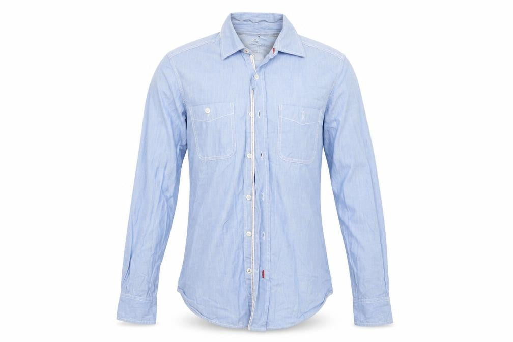 EASY 1973 Mens Blue    Dress Shirt Size S
