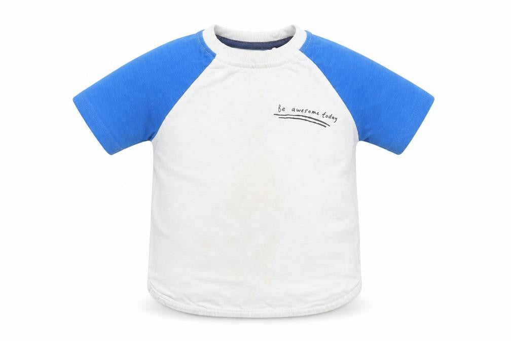 Front view of George Baby White Basic T-Shirt, size 18-24, Months