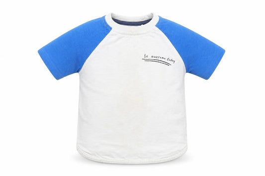 Front view of George Baby White Basic T-Shirt, size 18-24, Months