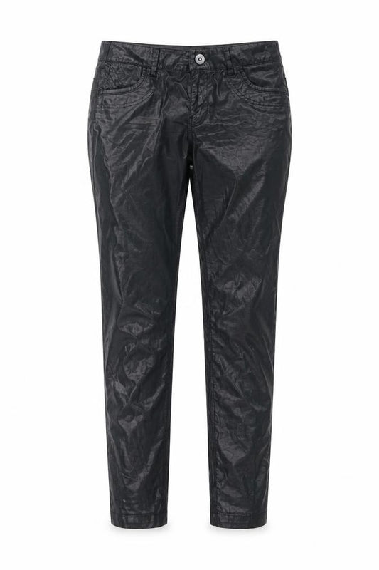 Front view of Next women’s black trousers, size UK 10, 29-inch leg