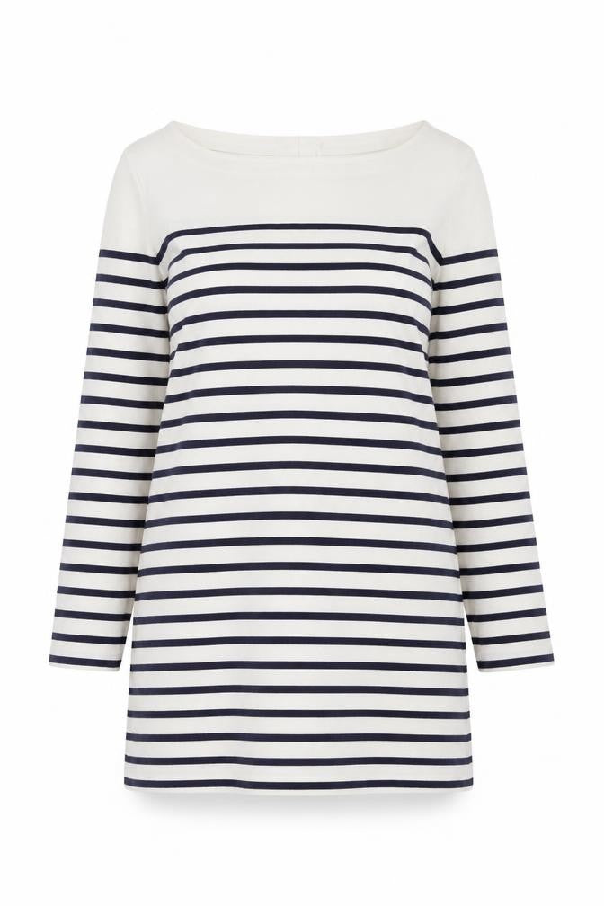 Gap Womens White Striped  Pullover Jumper Size M