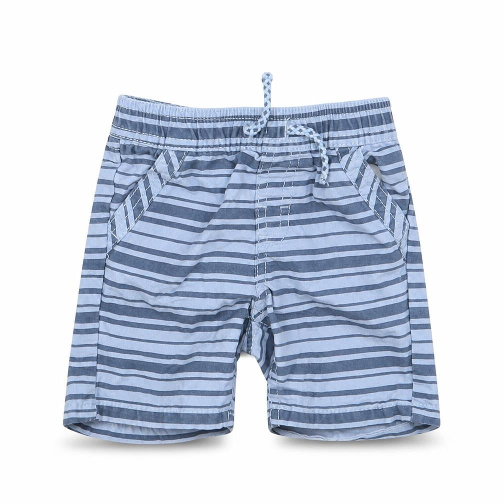 Priamrk Baby Blue Striped  Sweatpants Trousers Size 6-9 Months  - Waist 16in; Inside  leg 3in