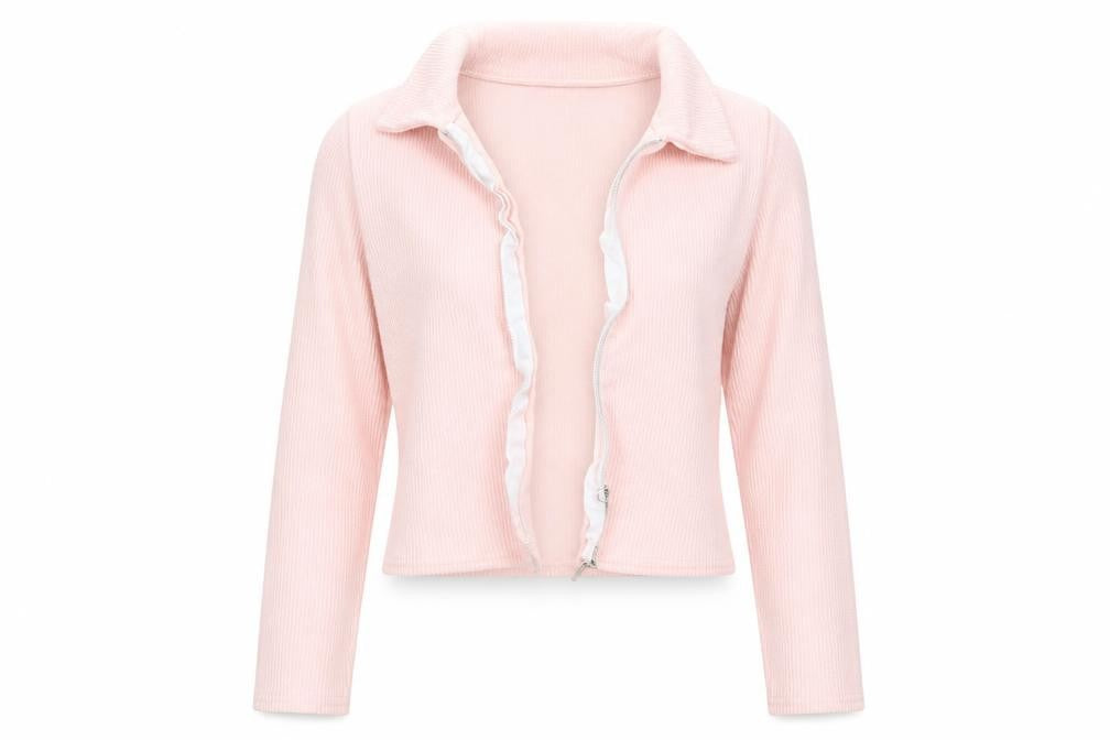 Select Womens Pink   Full Zip Jumper Size L