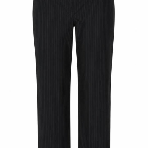 George Womens Black Striped  Trousers  Size 14 L30 in