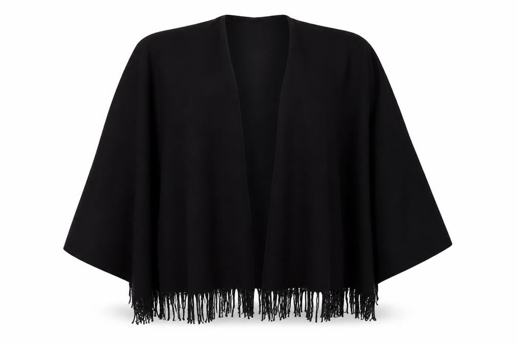 Preworn Womens Black  Knit Jacket  One Size