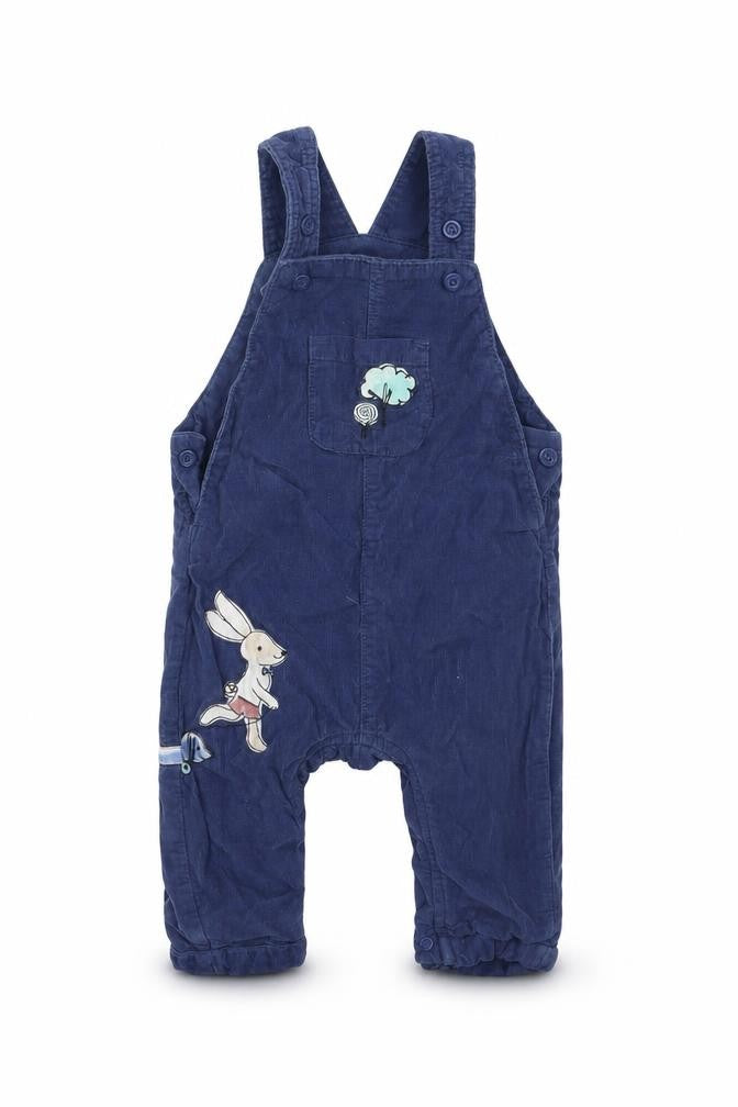 Marks and Spencer Baby Blue  Corduroy Cargo Trousers Size 6-9 Months