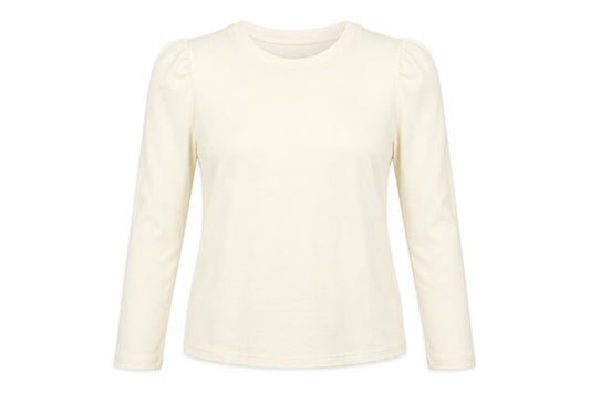Front view of F&F women’s ivory knit jumper, size UK 14