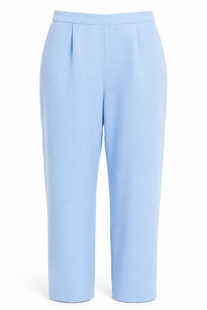 Preworn Womens Blue   Trousers  Size 14 L27 in - stretch waistband