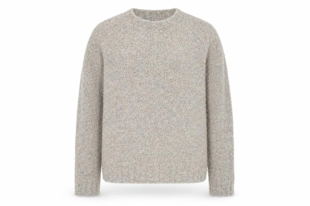 Front view of Primark women’s beige knit jumper, size S