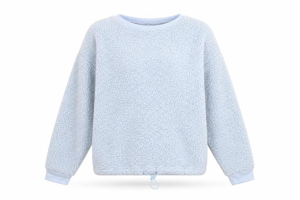 Front view of Primark women’s blue jumper, size XS