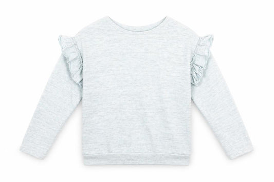 Front view of H&M girls’ blue basic casual, size 9-10, years