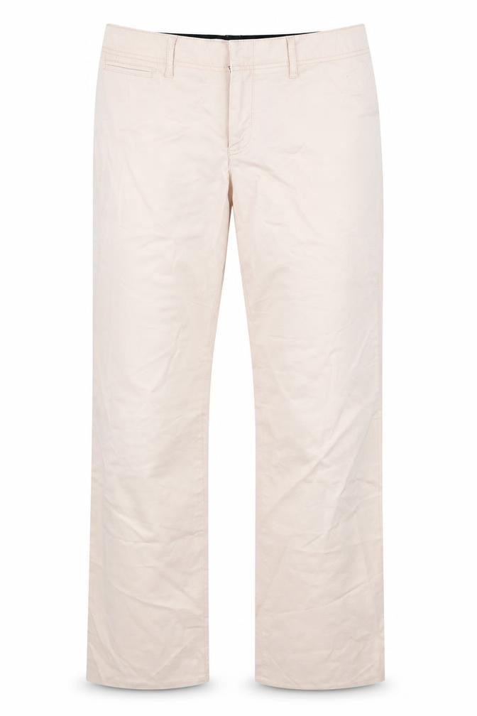 Front view of Gap women’s pink trousers, size UK 8, 32-inch leg