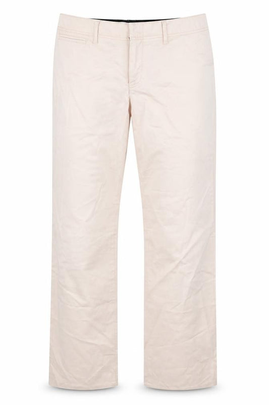 Front view of Gap women’s pink trousers, size UK 8, 32-inch leg