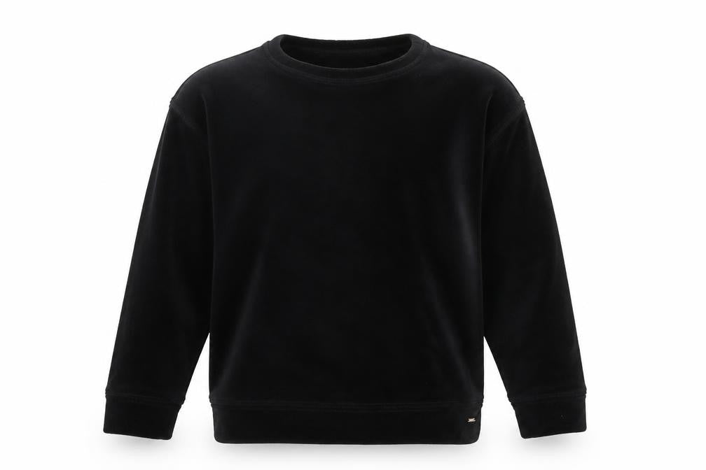 Front view of Next boys’ black jumper, size 9, years