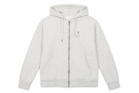 Front view of Next women’s white full zip jumper, size UK 12