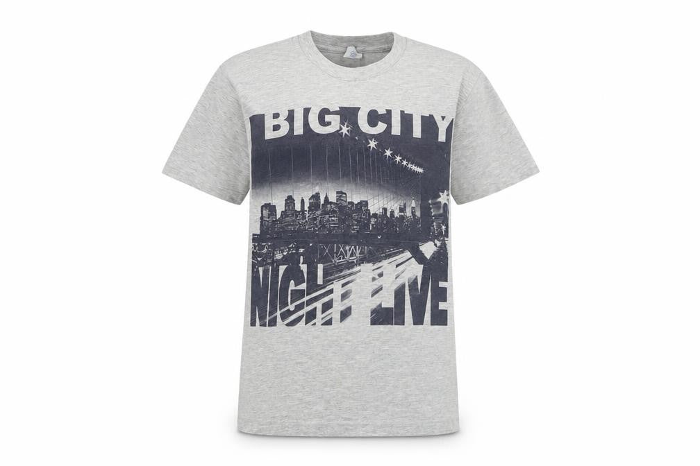 Front view of Preworn boys’ grey basic t-shirt, size 10-11, years