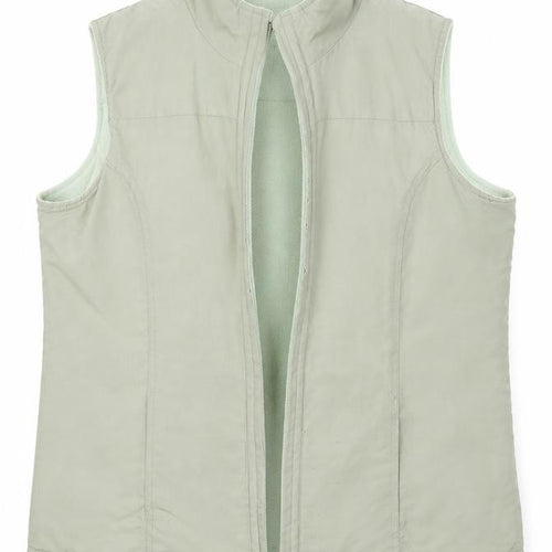 Bonmarché Womens Green   Gilet Coat Size S  - Reversible