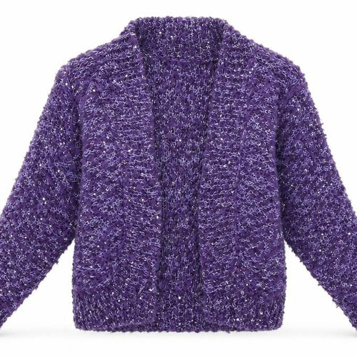 Preworn Womens Purple   Cardigan Jumper Size S