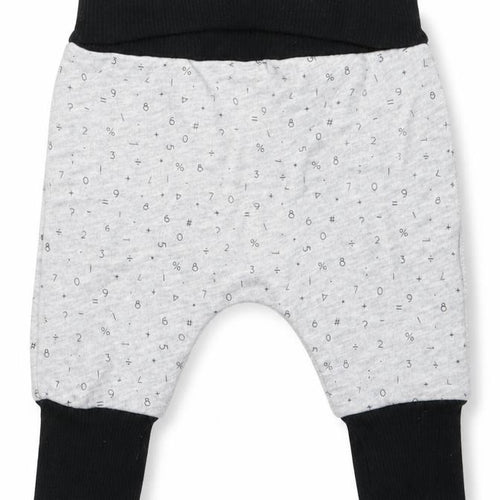 My K Baby Grey   Jogger Trousers Size 0-3 Months  - Numerical print
