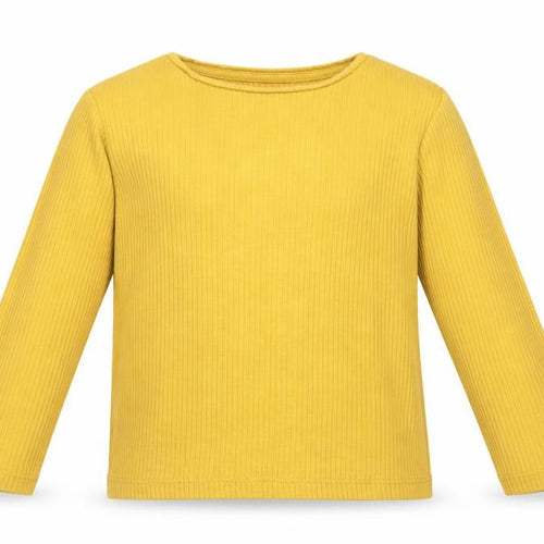 F&F Girls Yellow Striped  Pullover Jumper Size 2-3 Years